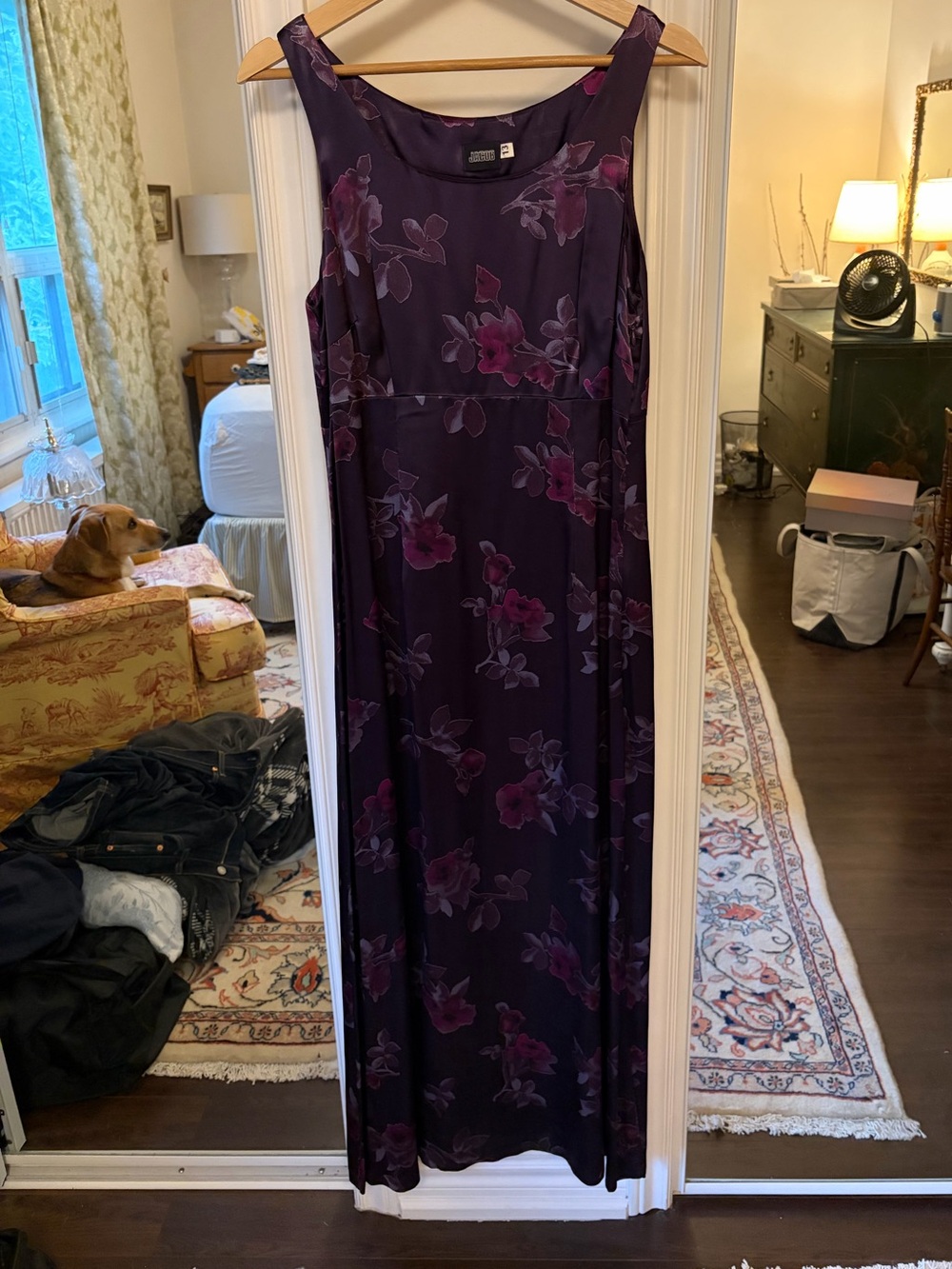 Vintage Jacob Purple Column Dress